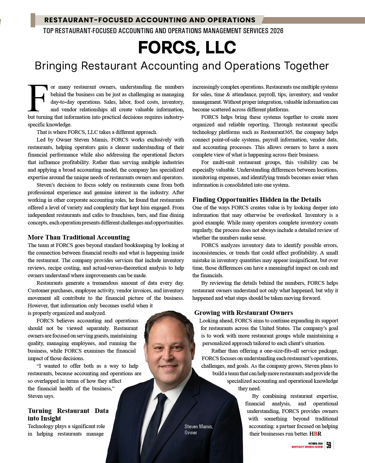  Hospitality Management | Hospitality Business Review