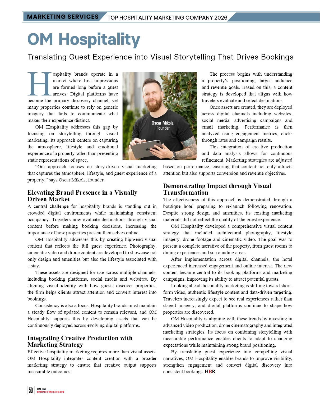  Marketing Services | Hospitality Business Review